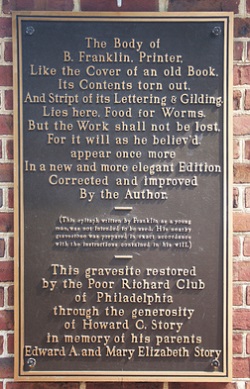 Franklin gravesite