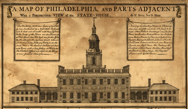 Independence Hall in Philadelphia is where the Declaration of Independence and the Constitution where debated and approved.